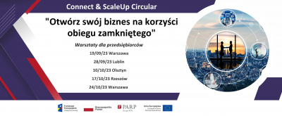 Grafika: Warsztaty "Connect & ScaleUp Circular"